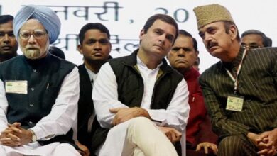 Manmohan Singh, Rahul Gandhi , Ghulam Nabi Azad