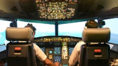 Air India flight cockpit