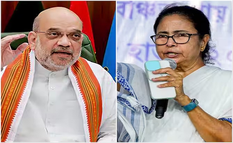 Amit Shah and CM Mamata Banerjee