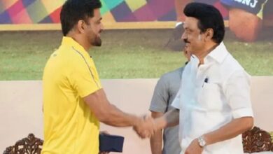 MS Dhoni and Tamil Nadu CM Stalin