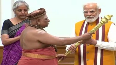 PM Modi receives Sengol