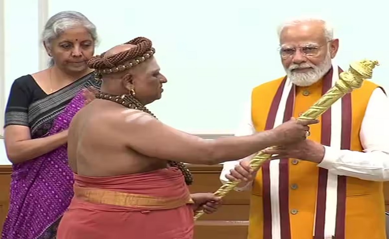 PM Modi receives Sengol