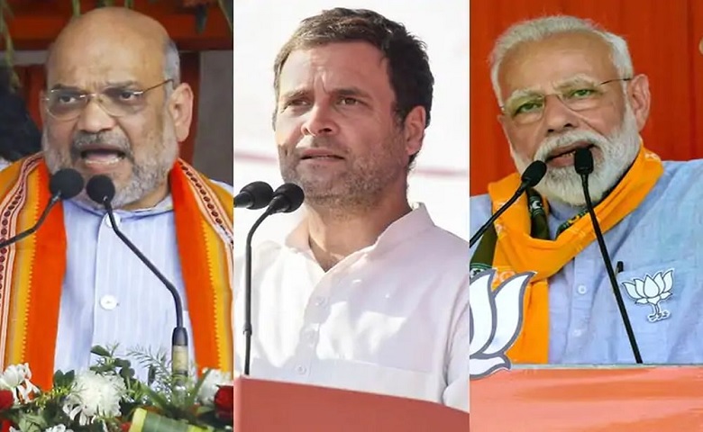 Amit Shah, Rahul Gandhi, PM Modi