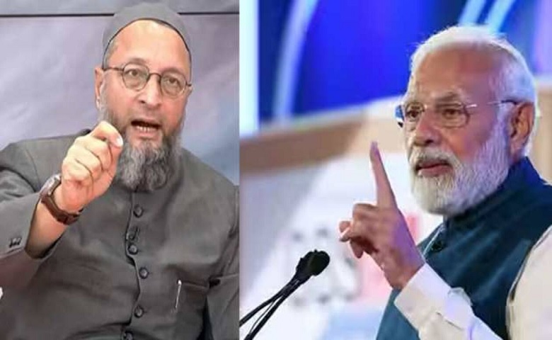 Asaduddin Owaisi and PM Mod