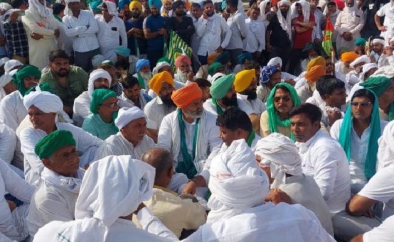 Farmers protest