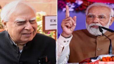 Kapil Sibal and PM Modi