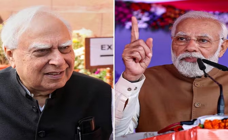 Kapil Sibal and PM Modi