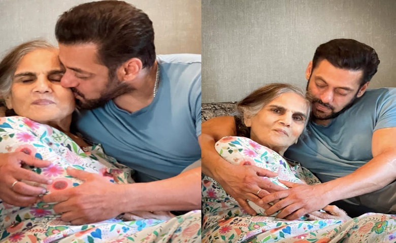 Salman Khan with mother