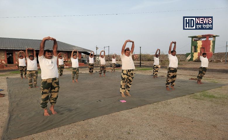 યોગની ઉજવણી-humdekhengenews