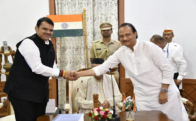 Ajit Pawar and Devendra Fadnavis