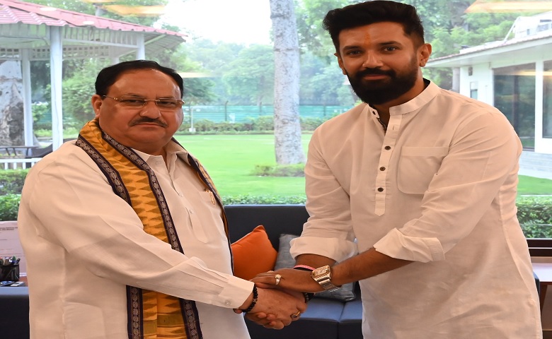 JP Nadda and Chirag Paswan