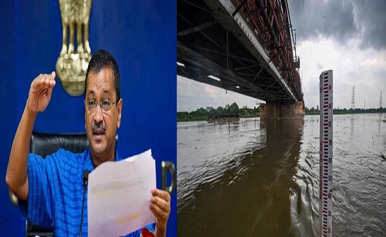 Kejriwal on Yamuna Water level