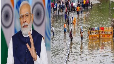 PM MODI on delhi rain