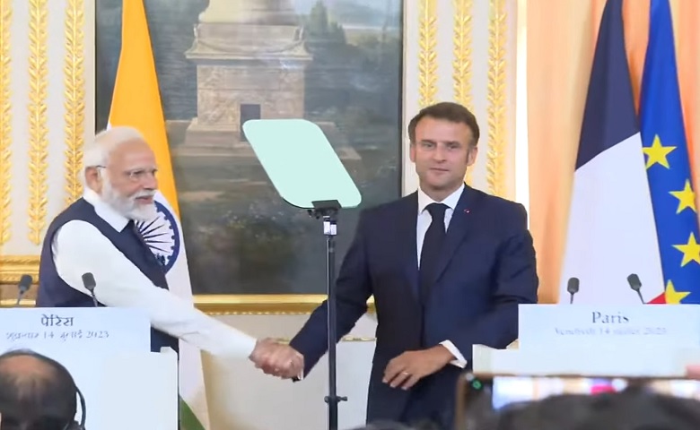 PM Modi and President Macron