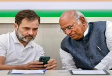 Rahul Gandhi and Mallikarjun Kharge