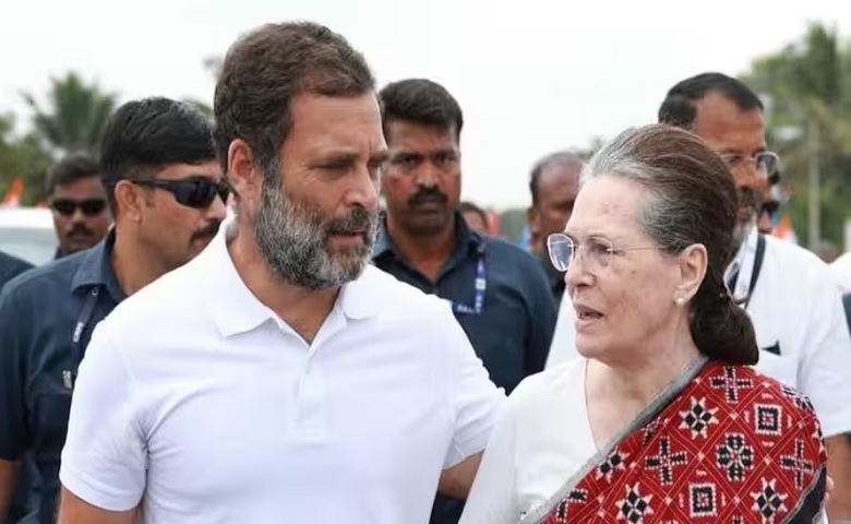 Rahul and Sonia Gandhi