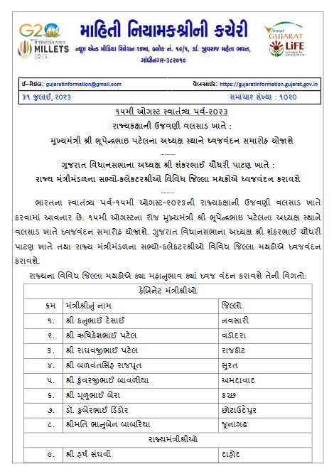 15મી ઓગષ્ટની ઉજવણી-humdekhengenews