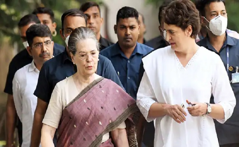 Sonia Gandhi and Priyanka Gandhi