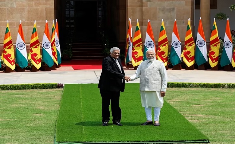 Sri Lankan President and PM Modi