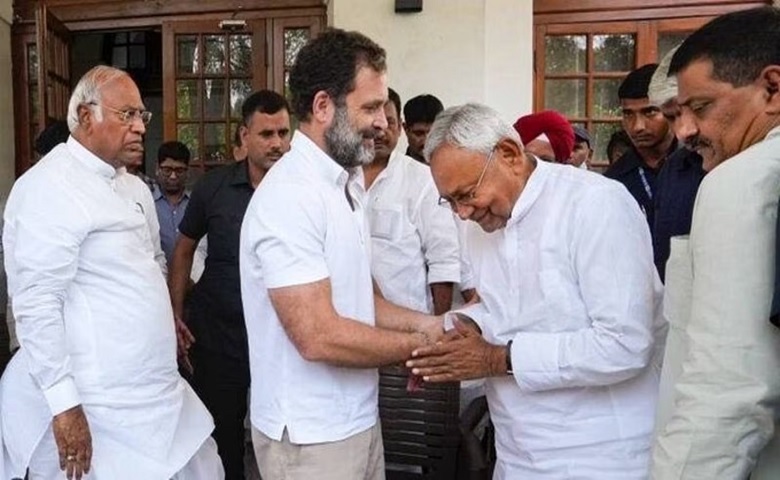 Rahul Gandhi and CM Nitish Kumar