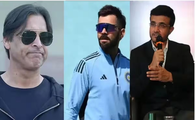 Shoaib Akhtar, Virat Kohli, Sourav Ganguly