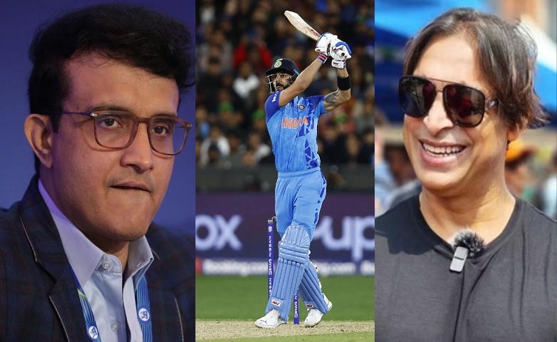 Sourav Ganguly, Virat Kohli, Shoaib Akhtar