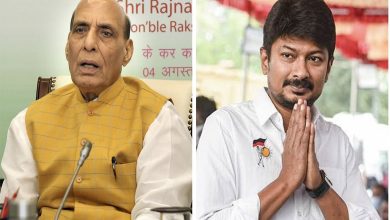 Rajnath Singh and Udhayanidhi Stalin