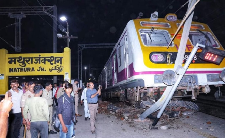 Train accident in Mathura