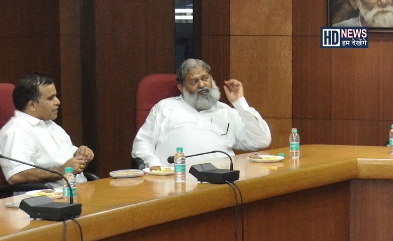 ANIL VIJ MINISTER HARYANA-HDNEWS