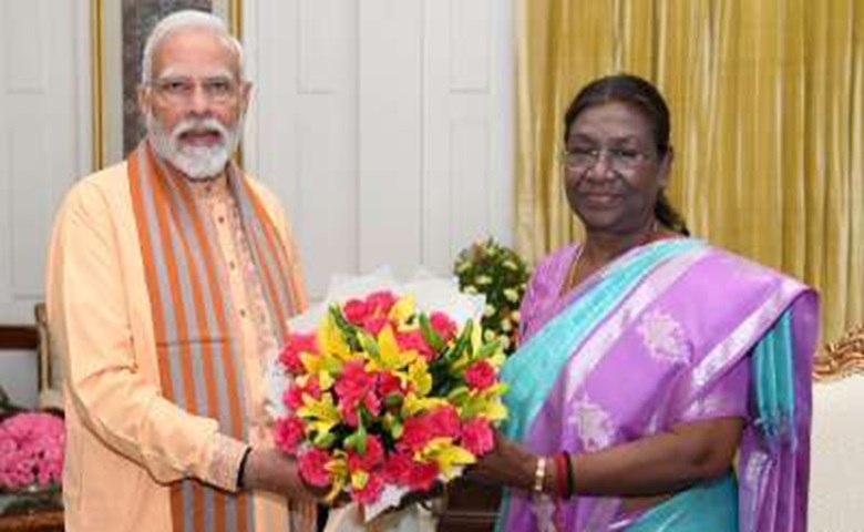 PM Modi met President Droupadi Murmu