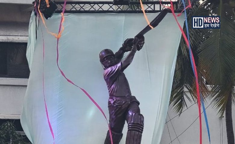 Statue of Sachin Tendulkar-HDNEWS