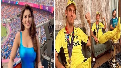 Urvashi Rautela and Mitchell Marsh