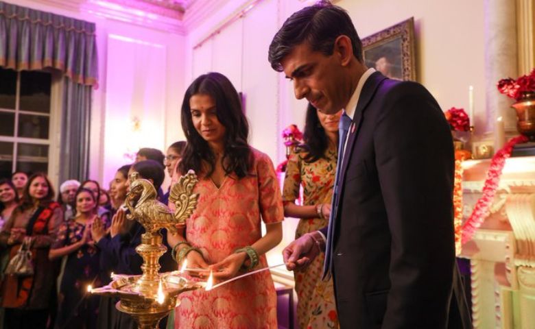 uk pm diwali in 10 downing street