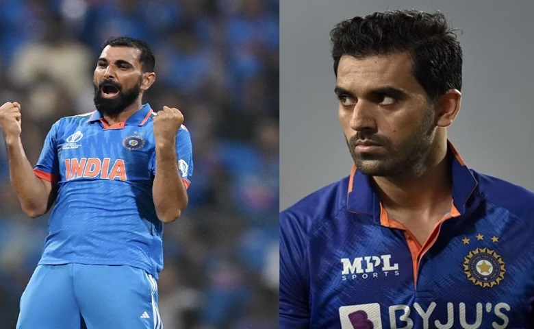 Mohammed Shami and Deepak Chahar