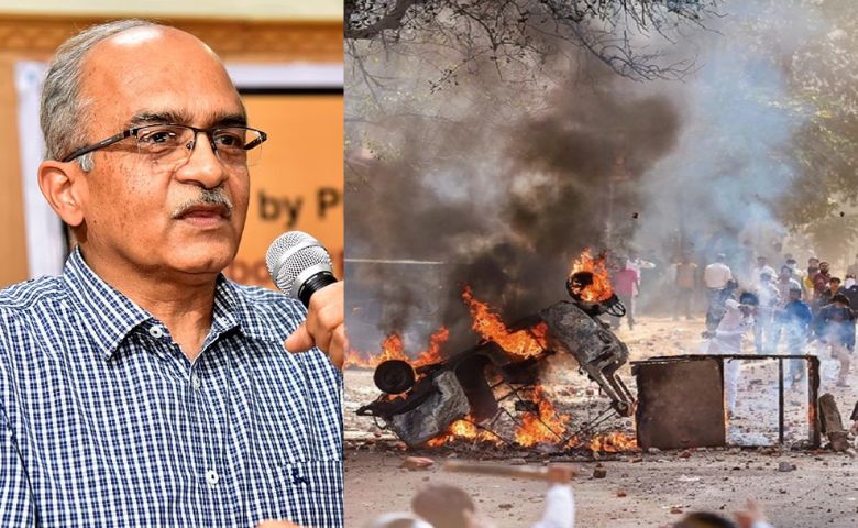 delhi riot prashant bhushan