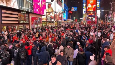 garba on times squre