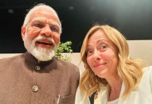 narendra modi & Giorgia Meloni