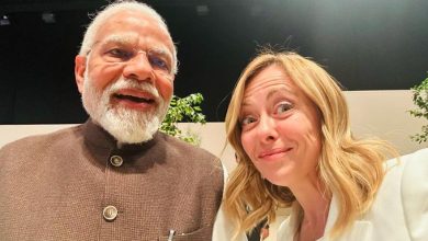 narendra modi & Giorgia Meloni