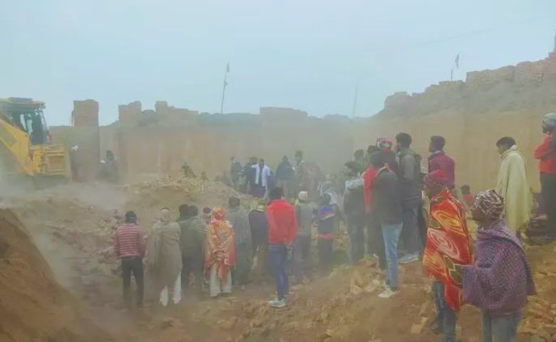 roorkee wall collapsed