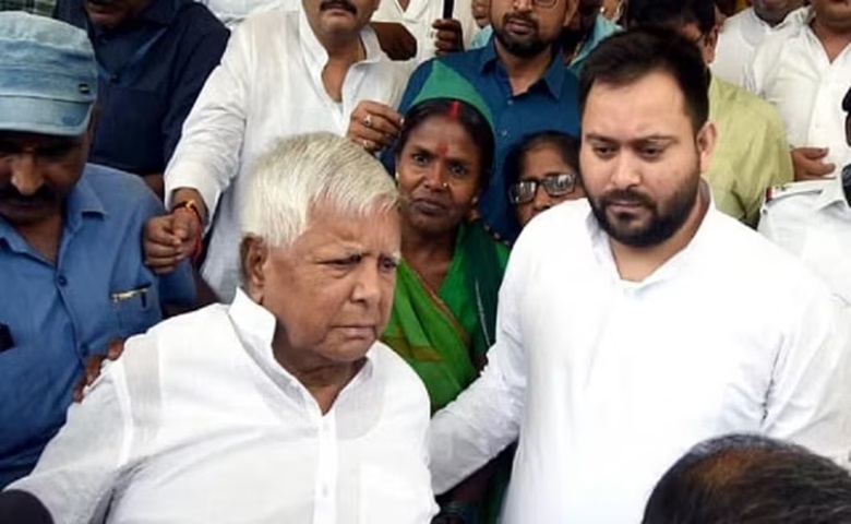 Lalu and Tejashwi Yadav