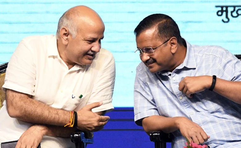 Manish Sisodia and Arvind Kejriwal