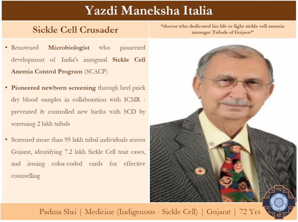 Shri Yazdi Maneksha Italia