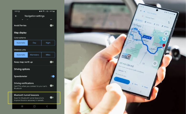 google maps tunnel navigation