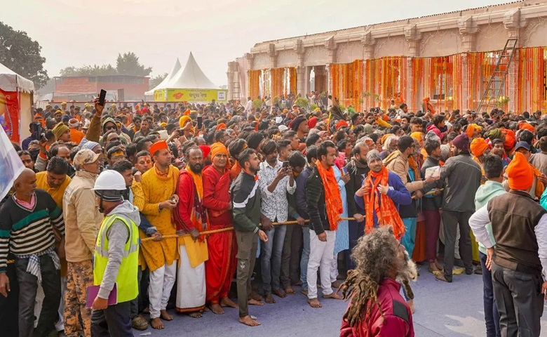 darshan at Ram temple