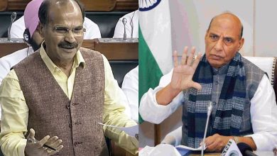 Adhir Ranjan Chowdhury-rajnath singh-HDNEWS