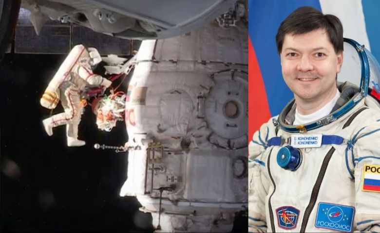 અવકાશમાં Oleg Kononenko