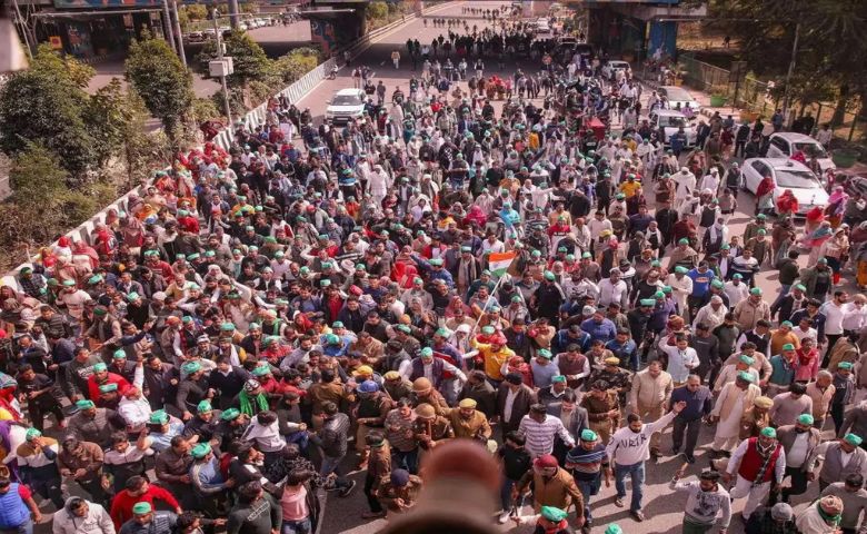 farmers protest