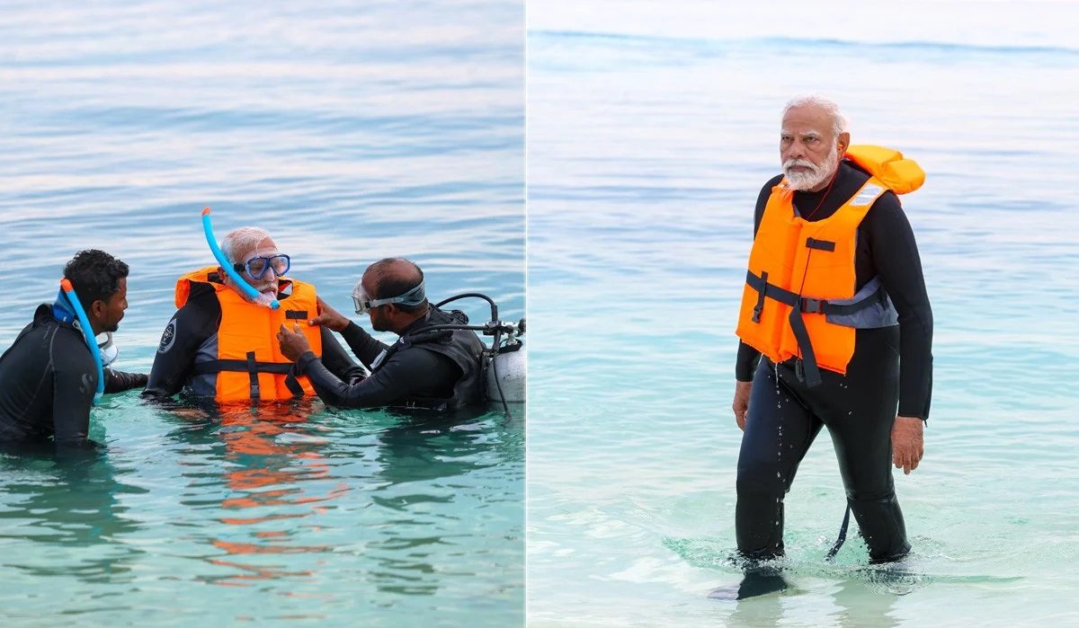 PM MODI LAKSHADWEEP