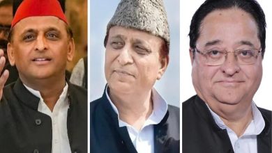 Akhilesh yadav, Azam khan and Dr S T Hasan