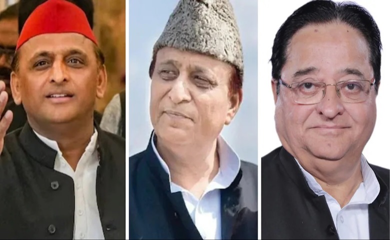 Akhilesh yadav, Azam khan and Dr S T Hasan